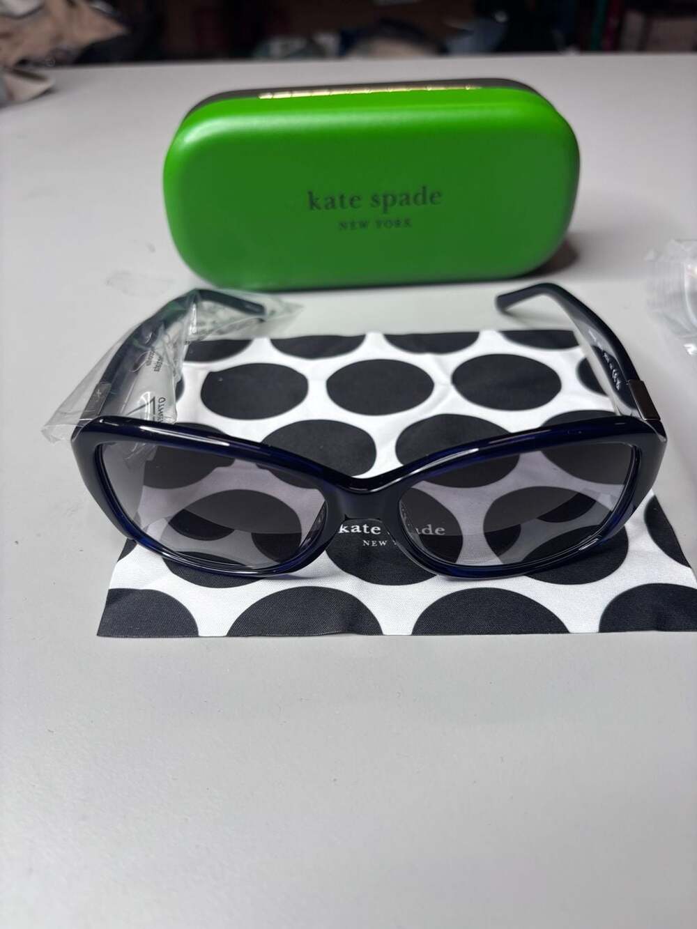Kate Spade Elowen/G/S 1NR Sunglasses Women's Beige Havana/Brown Gradient 55mm